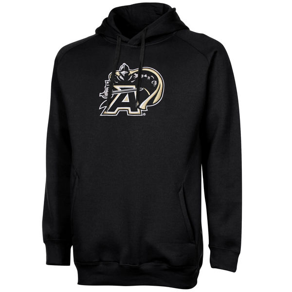 Men NCAA Army Black Knights Training Day Fleece Pullover Hoodie Black